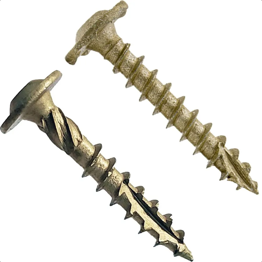 14 x 11 2 Tornillo de retraso de construcción Tornillo de retraso estructural de alta resistencia con revestimiento exterior Torx Star Drive Tornillos de retraso comunes