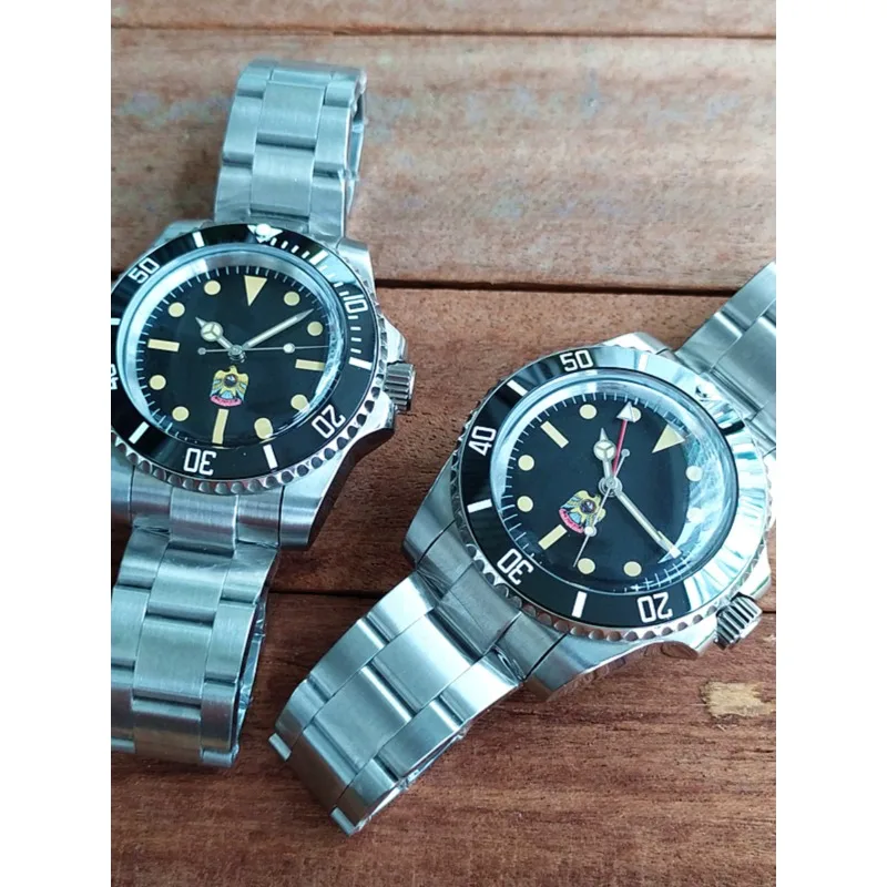 ساعة ميكانيكية أوتوماتيكية ريترو لاتنت بيوتي لـ 821 مرآة فقاعية مضيئة