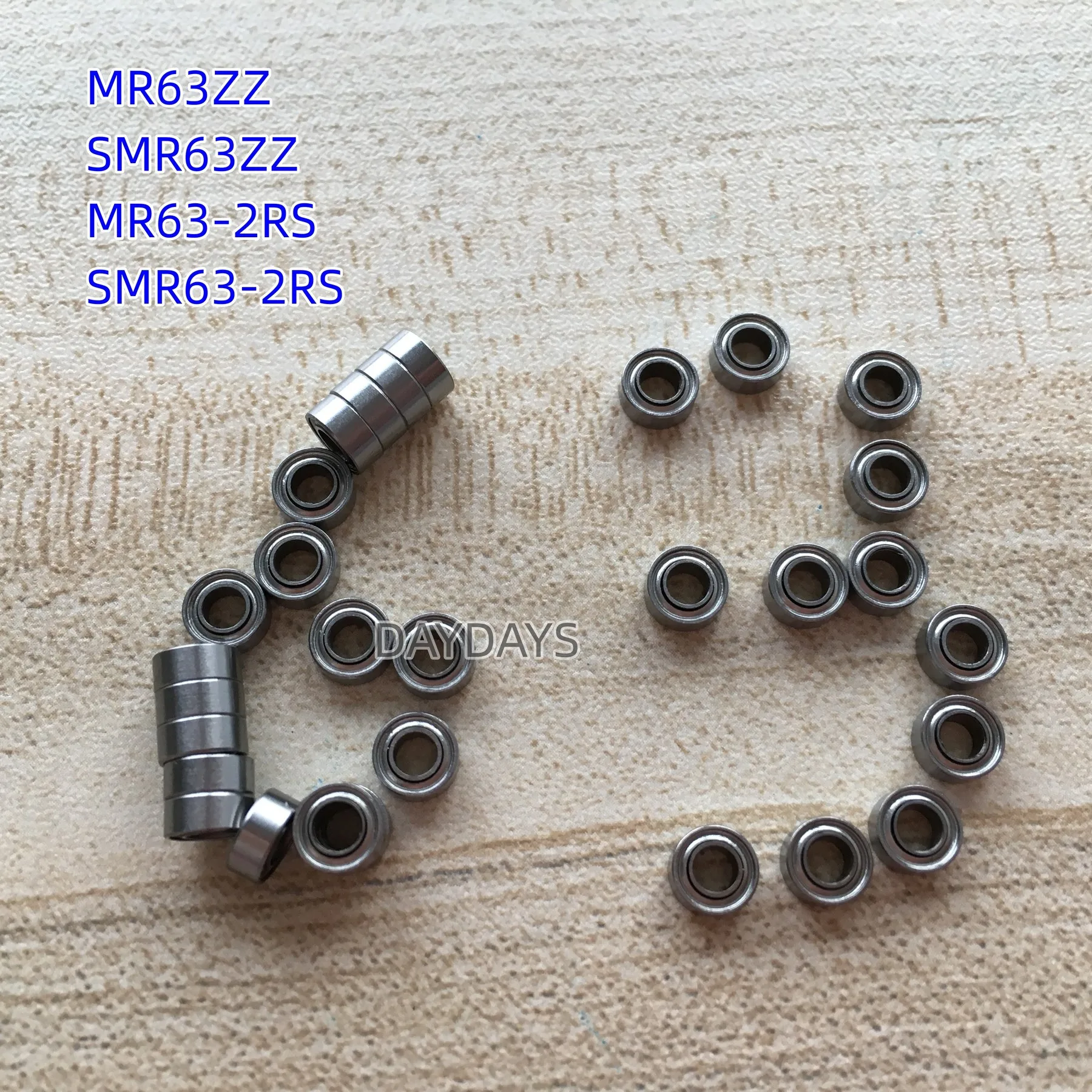 50pcs/lot MR63ZZ MR63-2RS Bearing MR63Z MR63 L-630ZZ 673ZZ ball bearing 3x6x2.5 mm miniature bearing 3*6*2.5 mm mini bearing