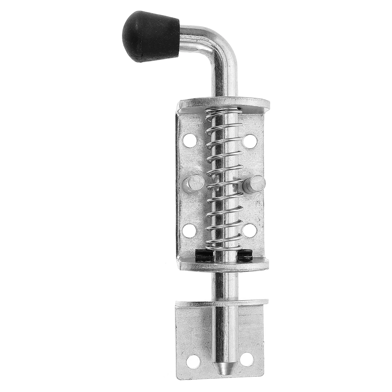 

Duty Spring Latch Bolt Galvanized Spring Loaded Plunger Iron For Trailer Gate Garage Cabinet Warehouse Door Lock Use