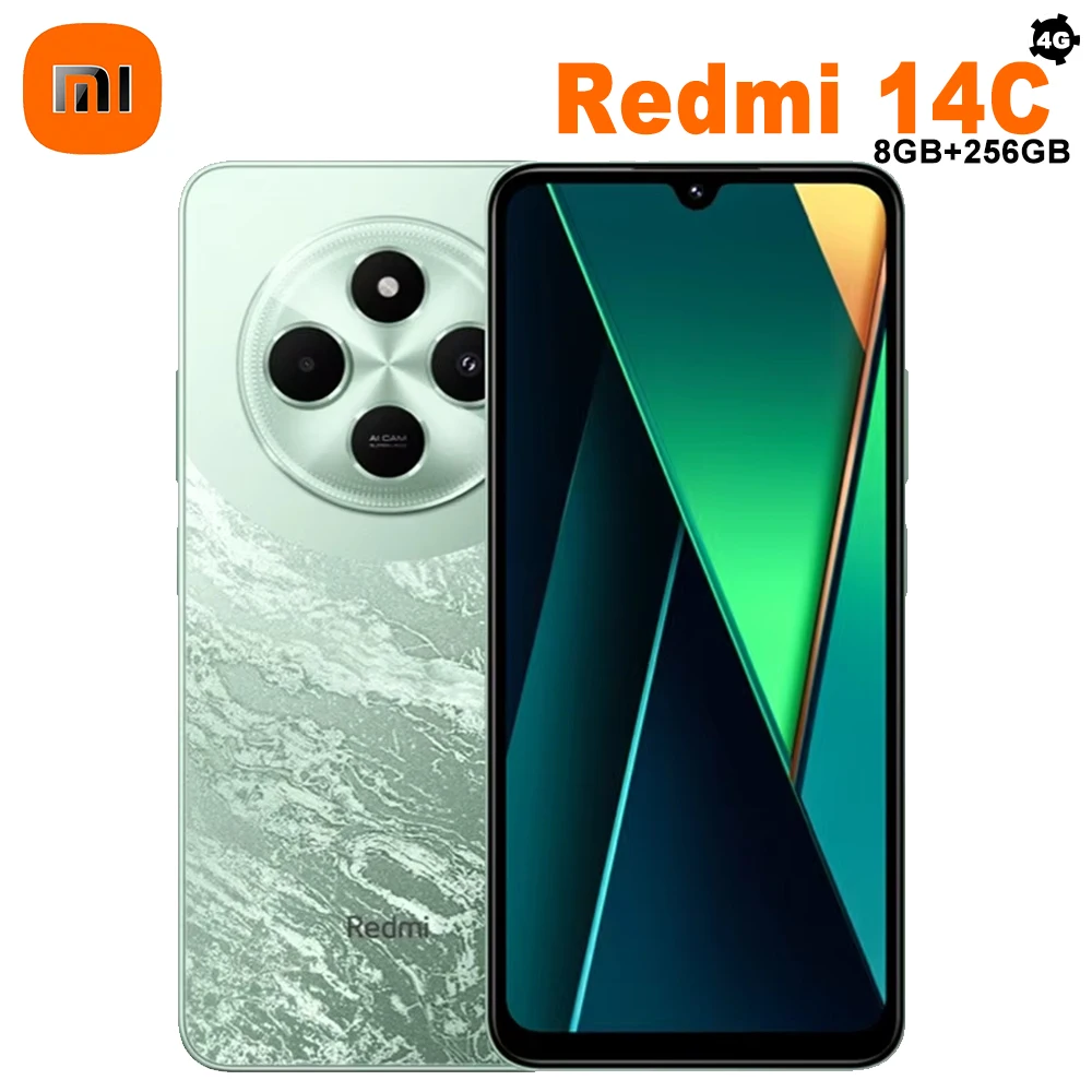 Xiaomi Redmi 14C 4G 6.8-inch LCD large screen 50mp camera 5160mah battery Type-C interface 18w fast charging 1600x720