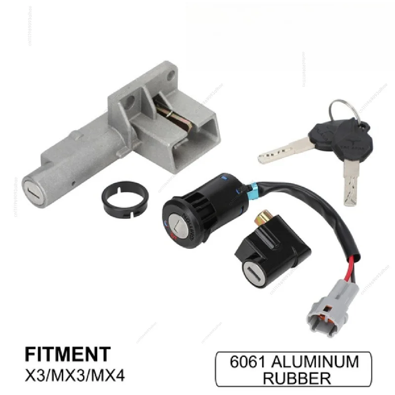 Aluminum Full Lock Set, Aftermarket Modification Accessory for TALARIA X3 MX3 MX4 Electric Dirt Bike