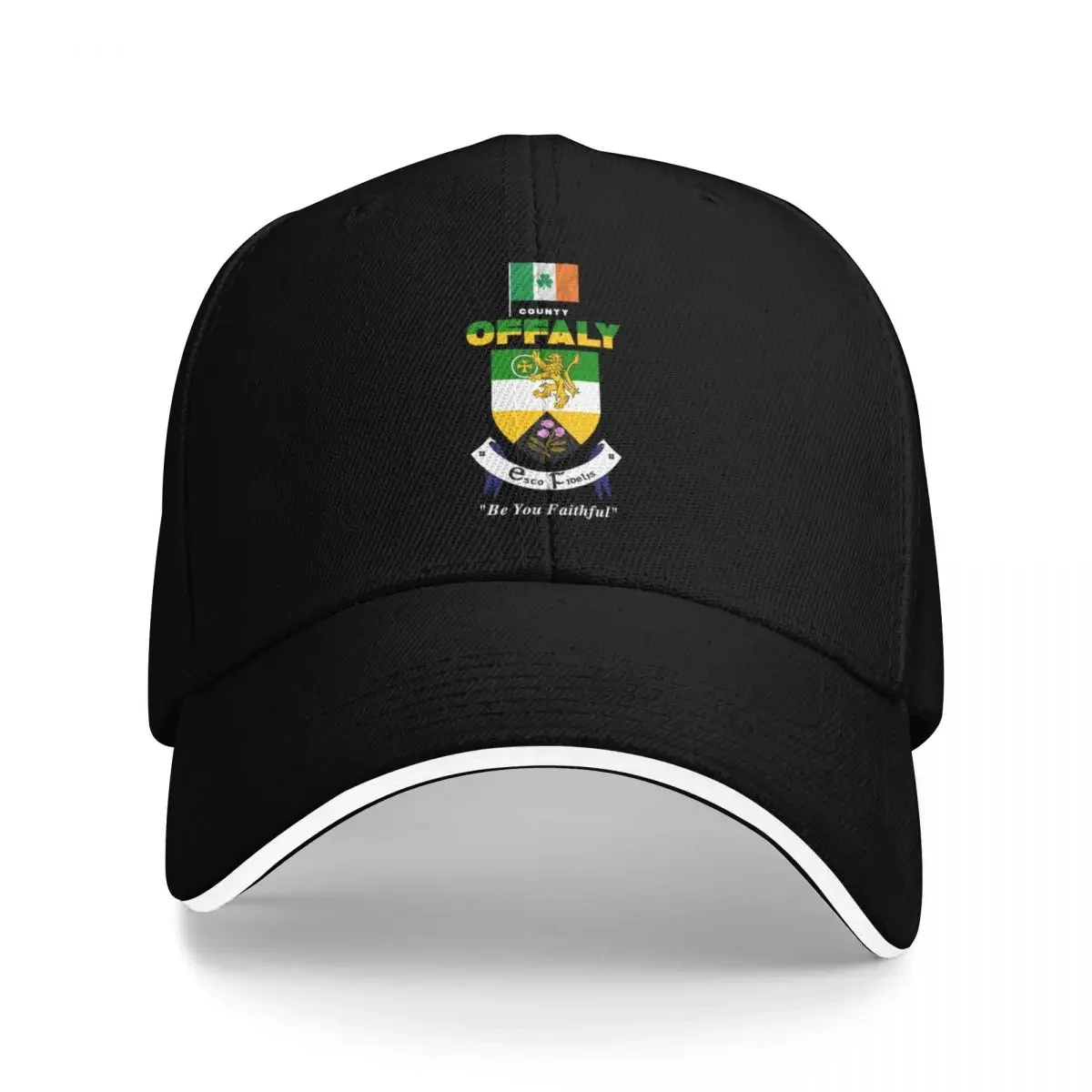 COUNTY OFFALY IRELAND - OFFICIAL CREST Baseball Cap hiking hat Luxury man cap Brand Man cap Men's Luxury Women's