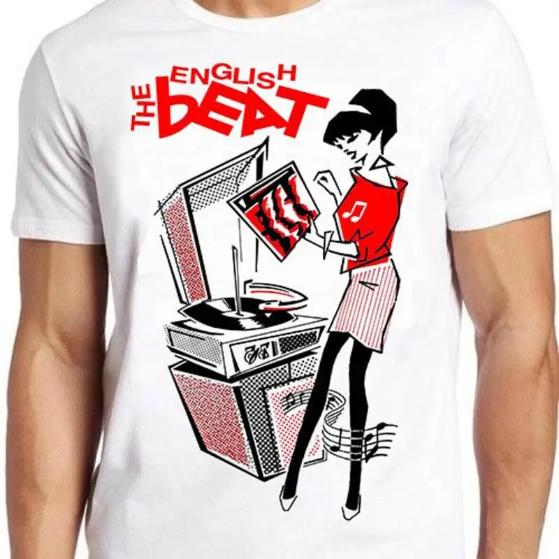 Camiseta The English Beat Rude Girl de 2 tonos Ska, regalo de música genial, 2216