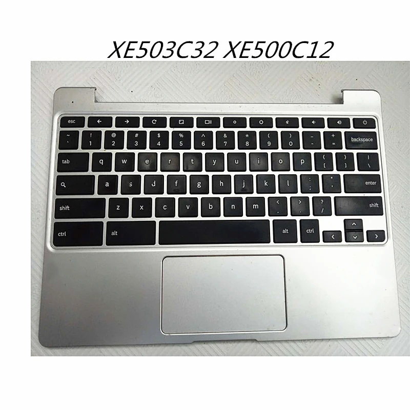 

90% New Palmrest Upper Cover Housing Cover Keyboard Casing For Samsung Chromebook2 XE503C32 XE500C12