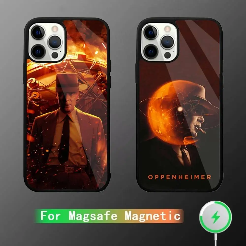 

O-OppenheimerS Movie Phone Case For iPhone 16,15,14,13,12,11,Plus,Pro,Max Mini Magsafe Magnetic Wireless Charging