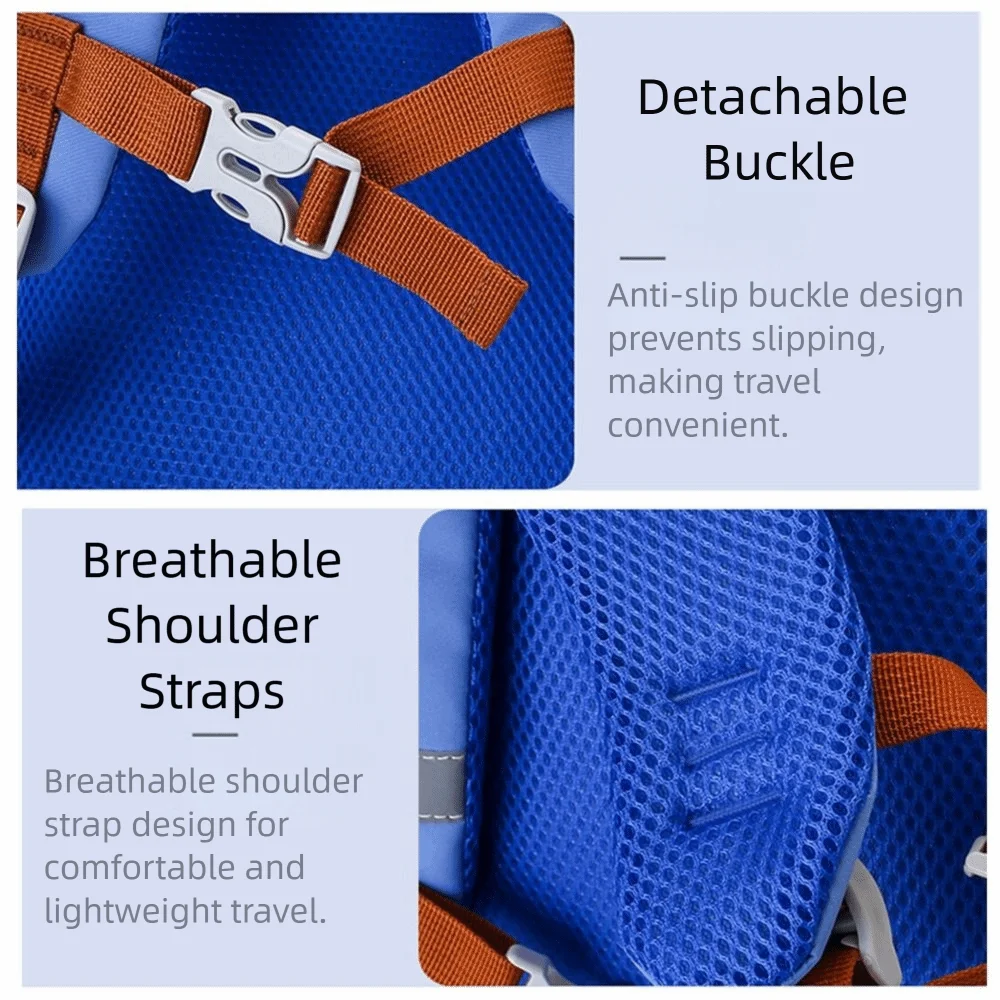 حقيبة مدرسية خفيفة الوزن لرياض الأطفال بأشرطة قابلة للتعديل مقاومة للماء حقيبة ظهر كرتونية للحضانة بسحاب للإغلاق بسعة كبيرة #1