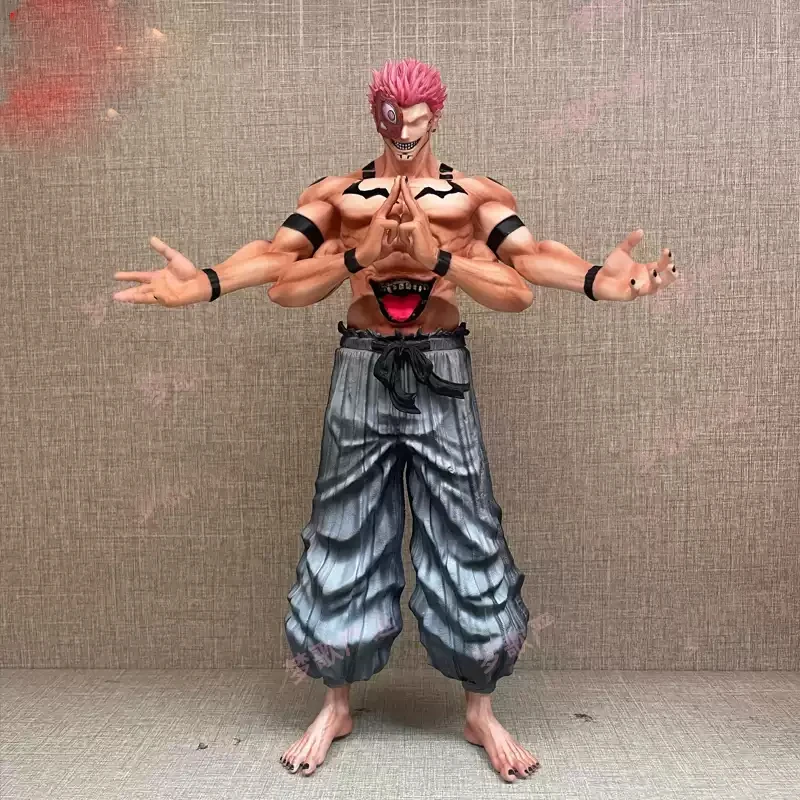 

30cm Jujutsu Kaisen Ryomen Sukuna King Of Curses Action Figure Yuji Itadori Anime Pvc Model Toy Collectible Statue Ornament Toys