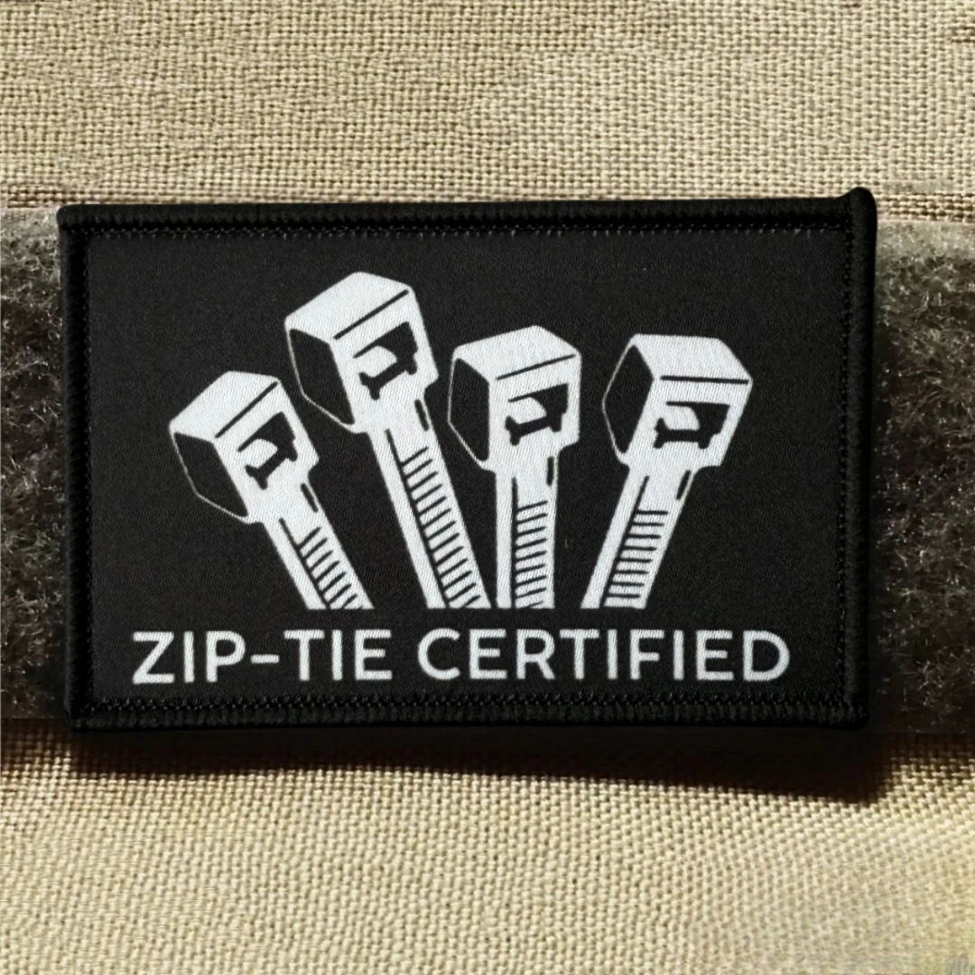 Zertifizierter Patch mit Reißverschluss, taktisches Moralabzeichen, Emblem der Militärarmee, Rucksackaufkleber, bedruckte Klettverschluss-Patches für Kleidung