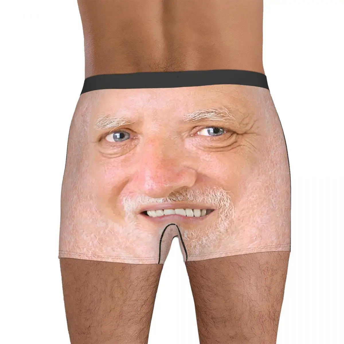 Boxer Underpants Shorts Hide The Pain Harold Meme Panties Male Soft Underwear for Homme Man Boyfriend Gift