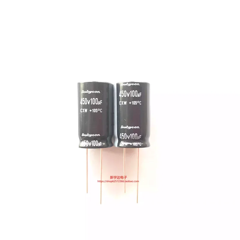 

10-100 шт. 450V100UF 18X30 Ruby CXW Высокочастотный низкоимпедансный оригинальный электролитический конденсатор 100UF 450V
