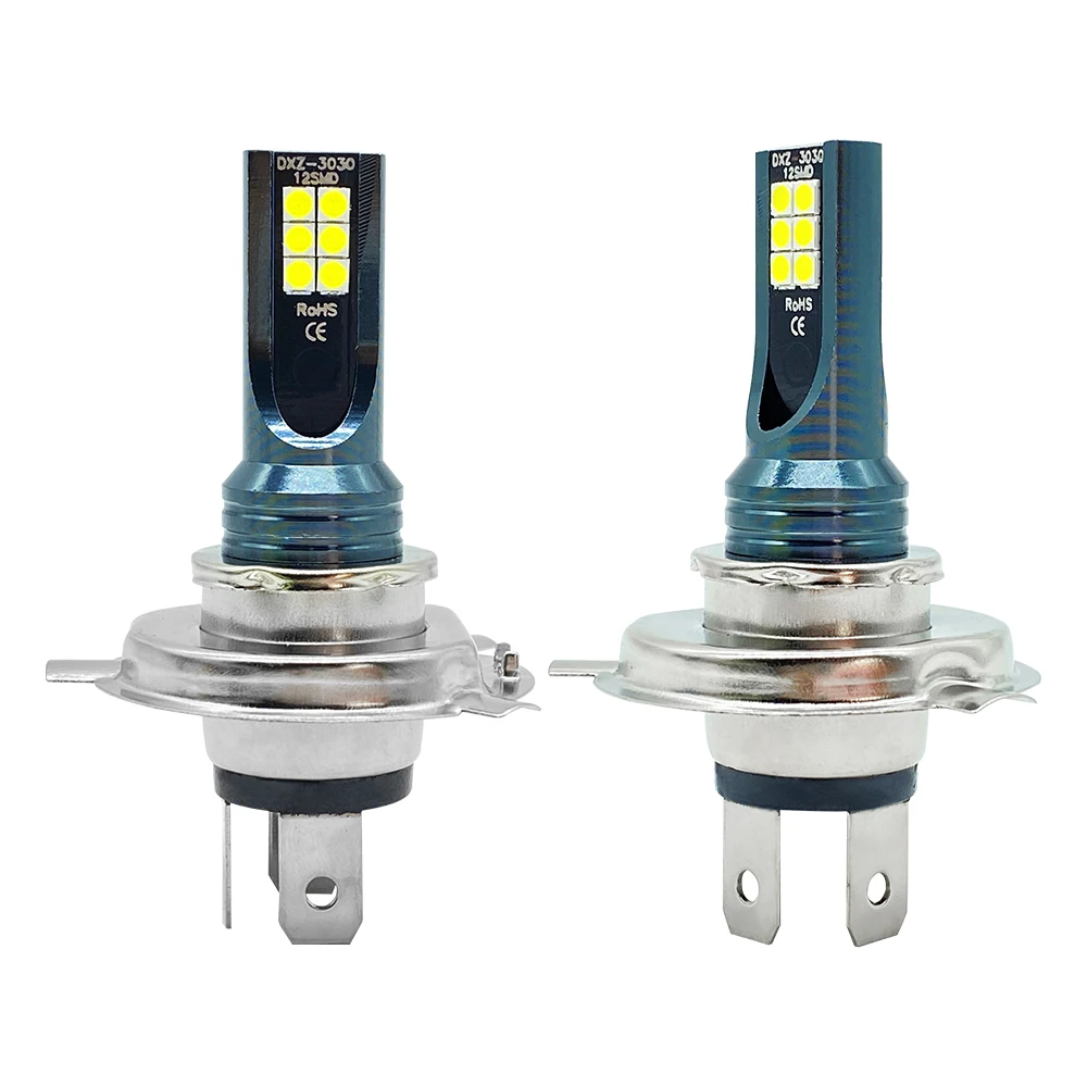 2Pcs H4 H7 55W LED Headlight H11 H8 H9 H10 H1 H3 Car Fog Light Bulbs 9005 9006 Auto Driving Running Lamps 12000LM 80W 12V 24V