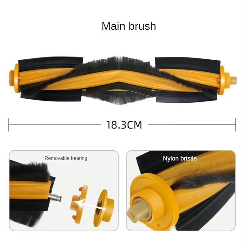 Promozione! Per Ecovacs Deebot OZMO 920 950 T5 accessori per aspirapolvere filtro coperchio spazzola principale serbatoio dell'acqua Mop panno pezzi di ricambio