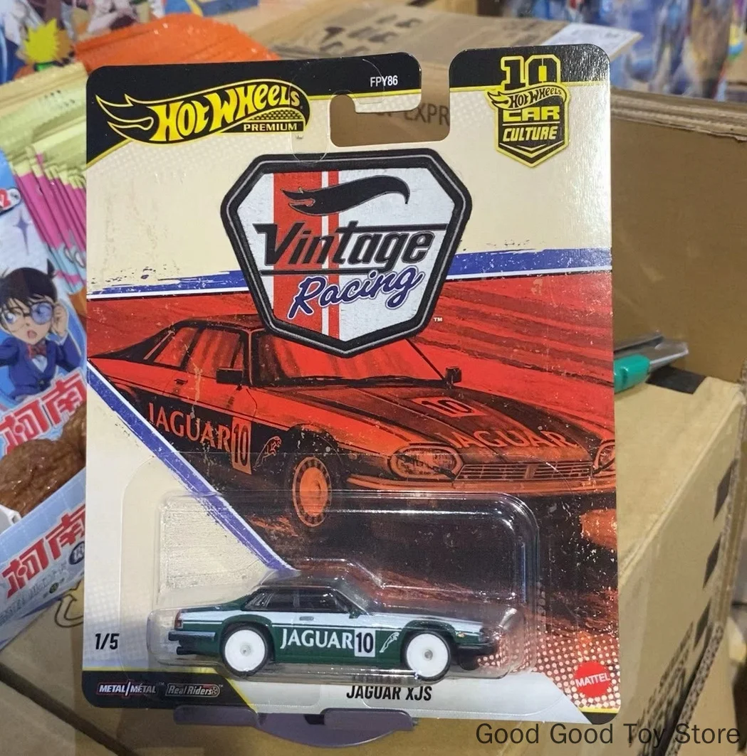 In Stock Hot Wheels Premium Car Culture Vintage Racing Jaguar Porsche Corvette Ferrari Lancia 1:64 Model Cars Ornament Gifts Toy view 2
