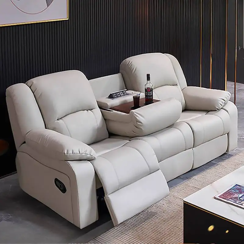 

Designer European Electric Sofas Gray Lazy Armrest Smart Relax Living Room Sofas Lounges Modern Canape Lit Furniture For Home