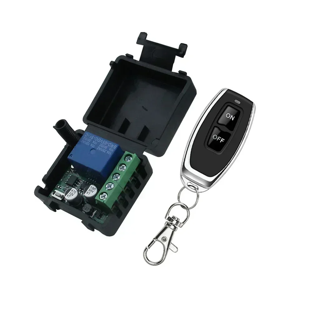 

1 Channel Wireless Remote Control Switch DC5V to 24V RF 433MHz Transmitter Compatible with LED Lighting and Home Automation