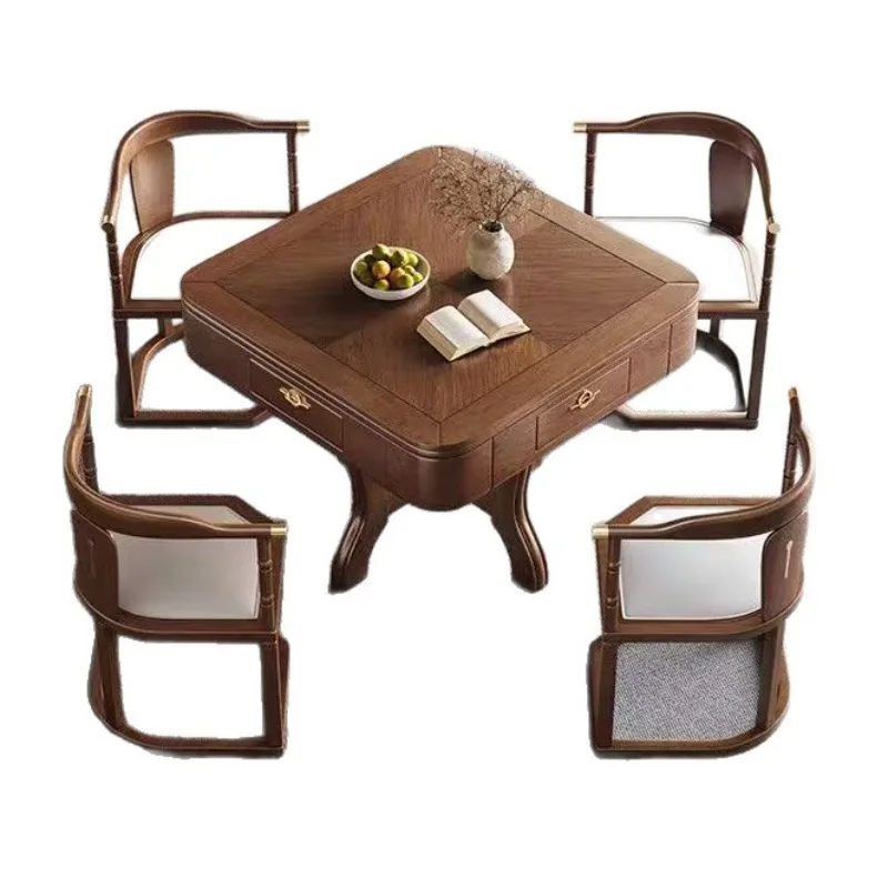 dining table, dual-purpose household multi-function electric mahjong table, tea table, automatic mahjong machine