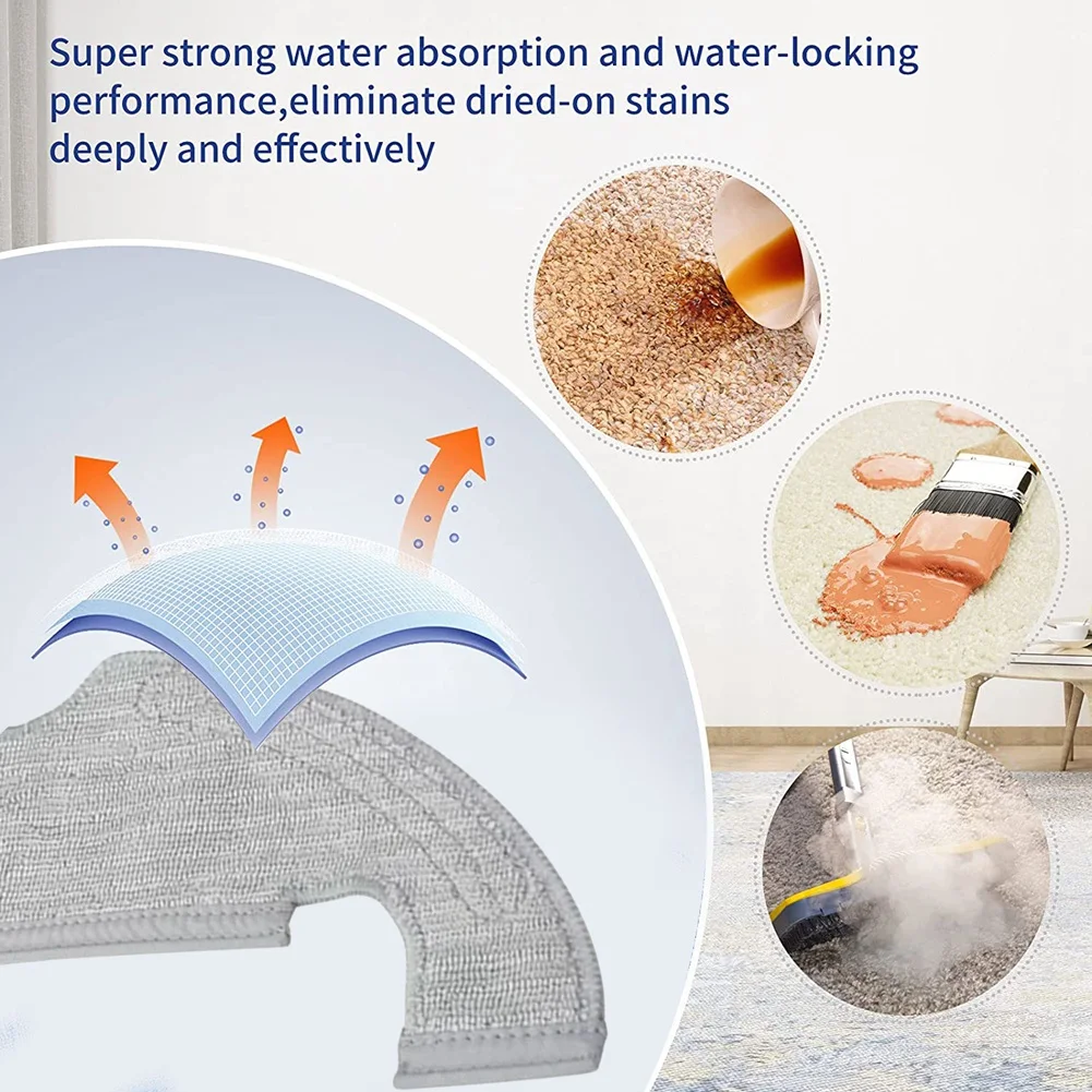 Моющаяся Швабра для робота-пылесоса Xiaomi Dreame Bot D10 Plus RLS3D, 8 шт., Сменные запасные части