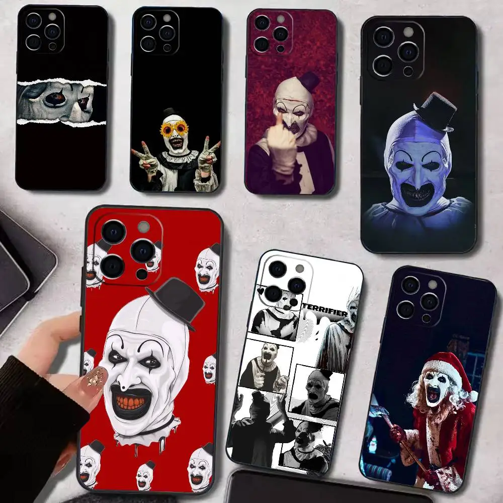 

Terrifier Phone Case Silicone Soft For IPhone 17 16 15 14 13 12 11 X XR Plus Pro Max Plus