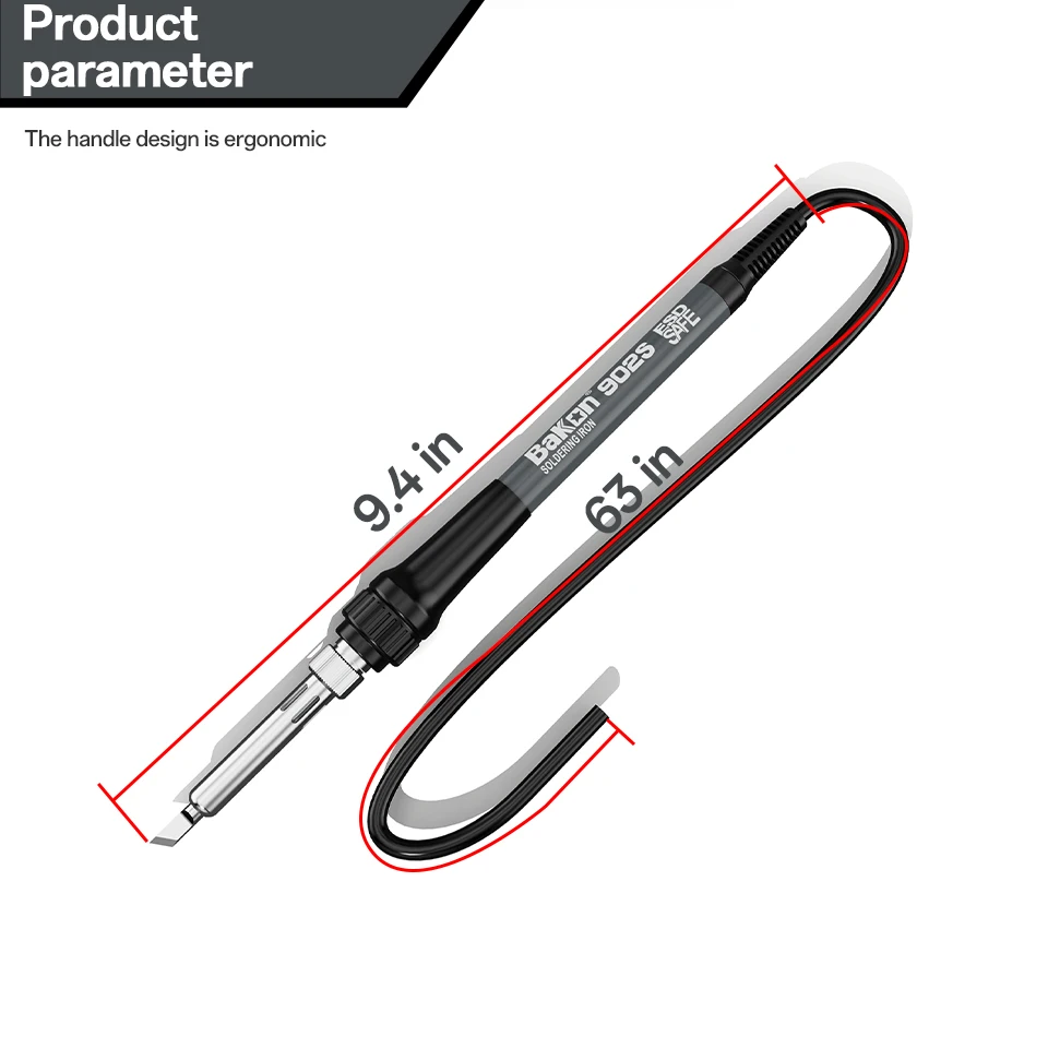 Bakon BK602S/BK601S Original Handle for Soldering Station Original Replacement High Performance Паяльная Станция
