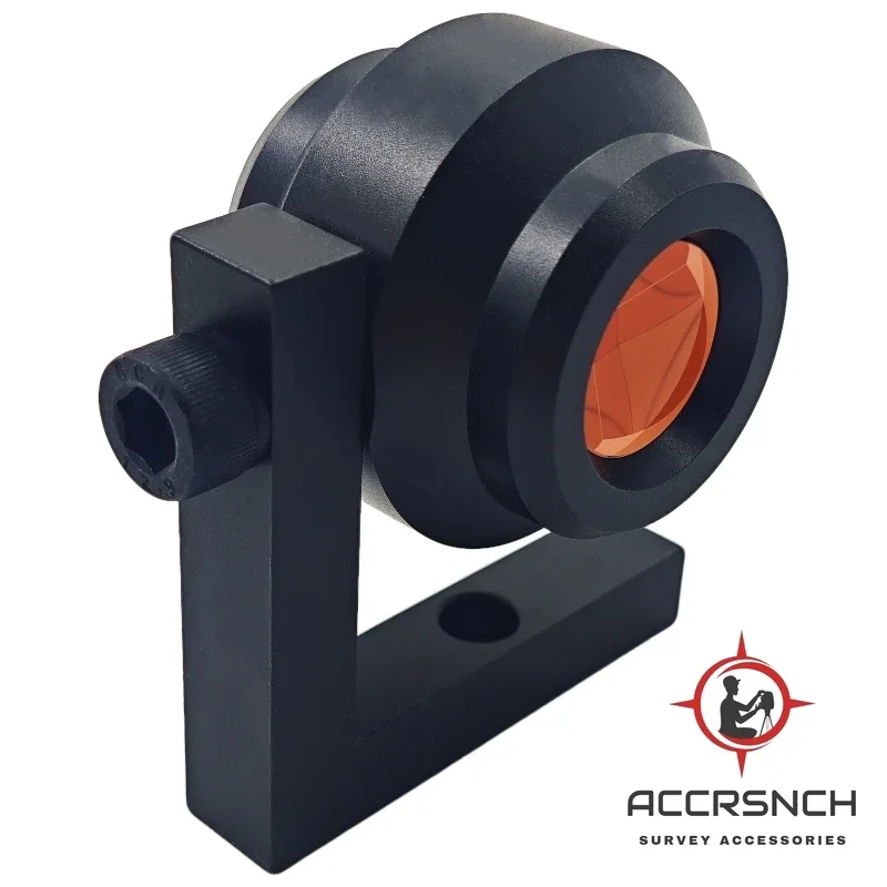 ACCR 90 Degree Dual Monitoring Prism GMP104D, Double Side 1 Inch L Bar Reflector, for Leica Totalstation Topography Survey