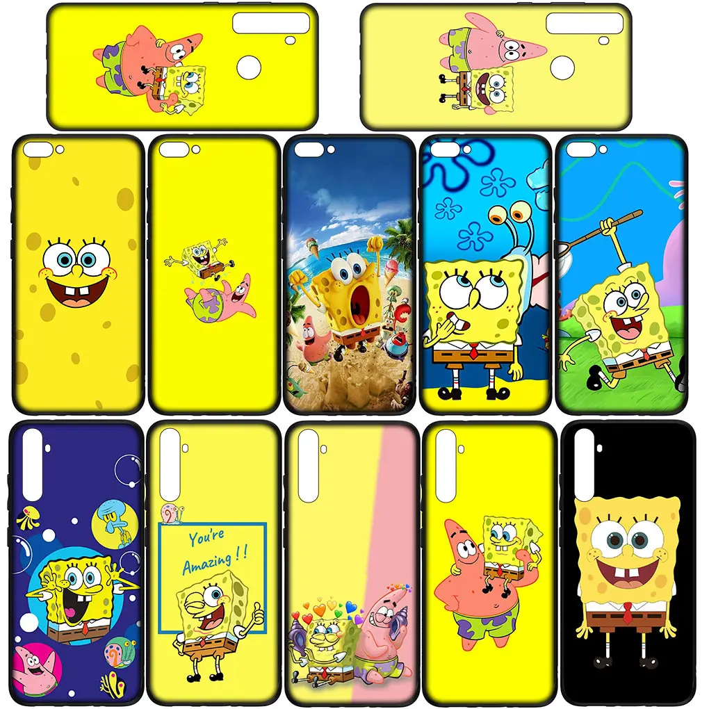 Cute Sponges Bobs S-SpongeBobs Squares P-Pants Phone Cover Case for Samsung Galaxy A10 A20 A53 A30 A31 A32 A50 A51 A52 A12 A33