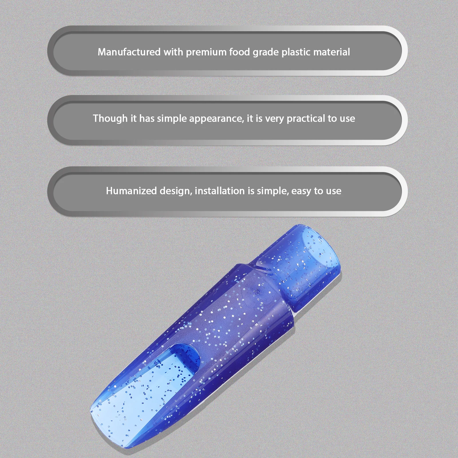 

Saxophone Mouthpiece for Students Head Flute Replacement Cigarette Holder Alto Parts Food Grade Plastic Accessories