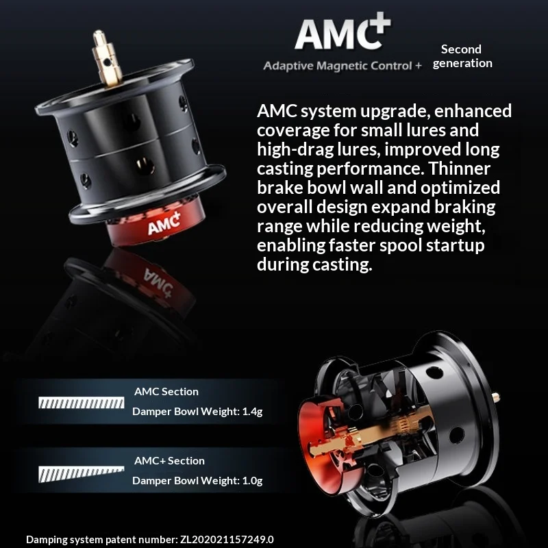 Carrete ultraligero Haibo Arise Elite 26 para micro señuelos - imagen 5