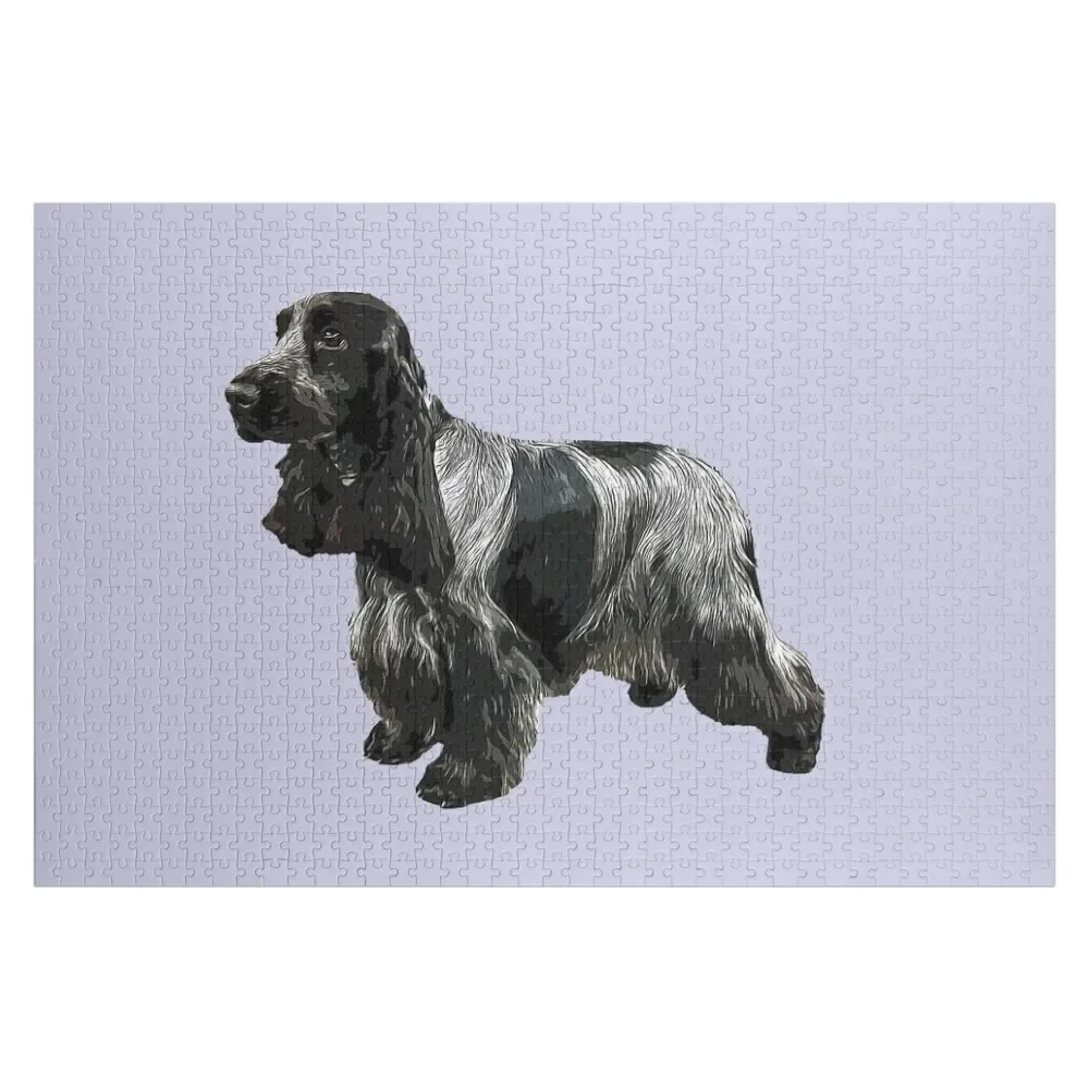 

Cocker Spaniel Blue Roan Jigsaw Puzzle Baby Toy Custom Child Custom Gift For Children Puzzle