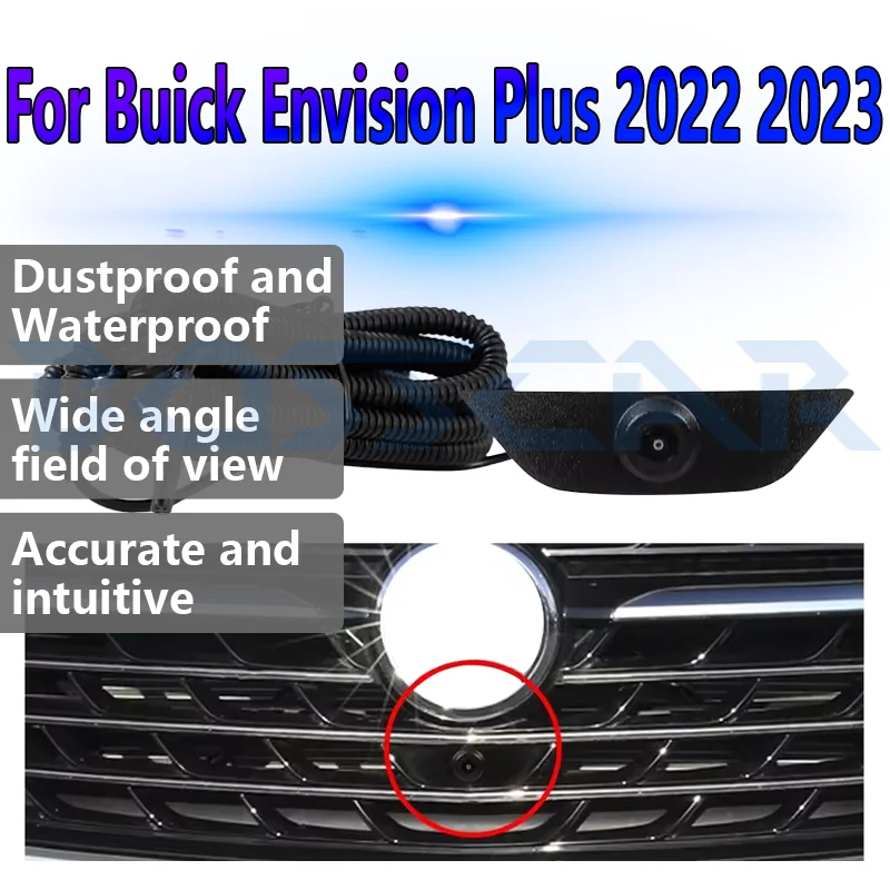 

Для Buick Envision Plus 2022 2023, камера переднего вида AHD 1080P OEM, ночное видение «рыбий глаз» 150 ° Объектив водонепроницаемый мониторинг парковки