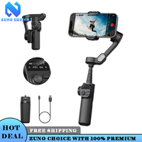 Zuno AOCHUAN  X2 Smart Gimbal Stabilizer With Built-in Extension Pole And LED Display For Iphone and Android Smartphone Gimbal