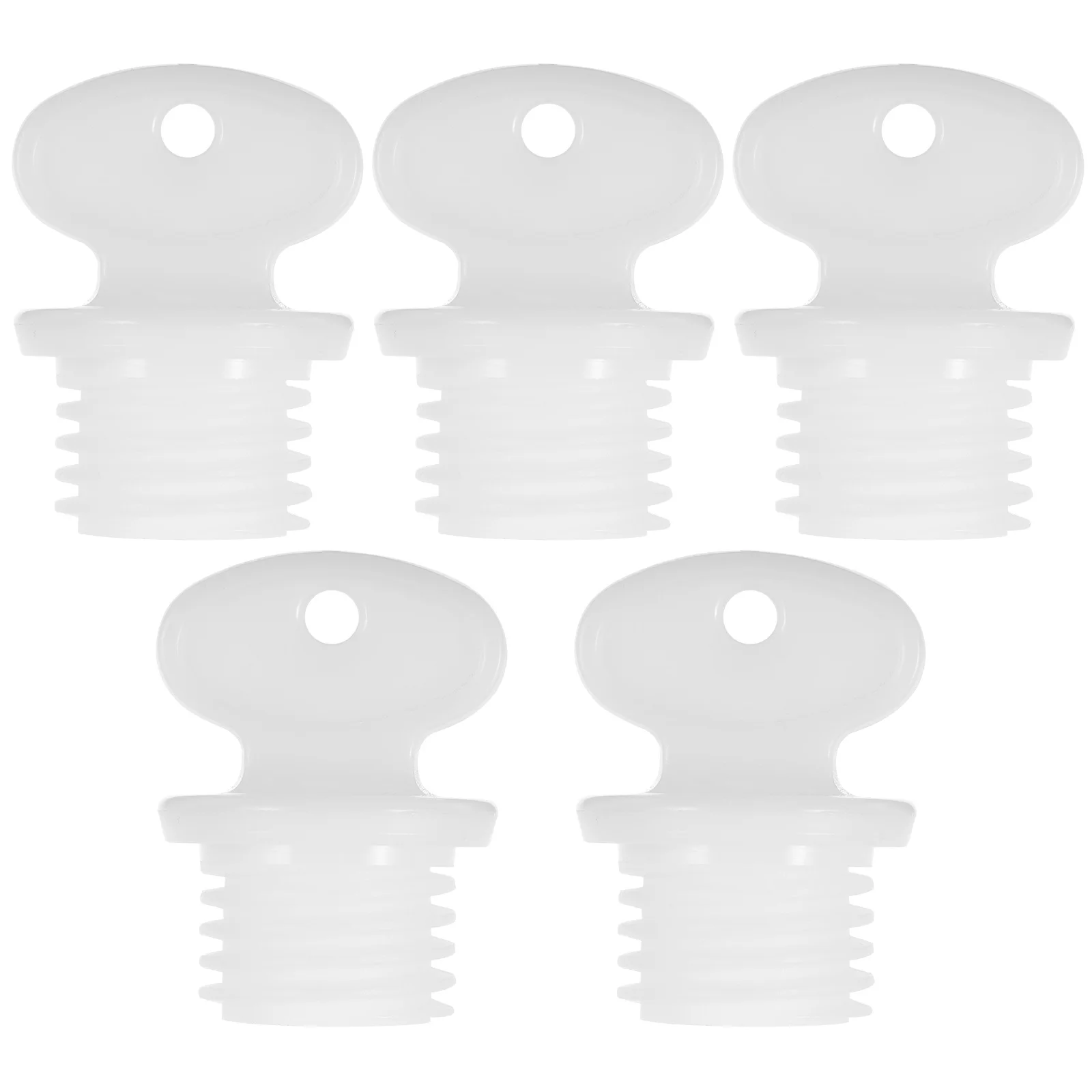 

5pcs Plastic Stopper Leakproof Hot Water Bottle Stoppers Bag Plugs Replacement Accessories Home Use Practical Design