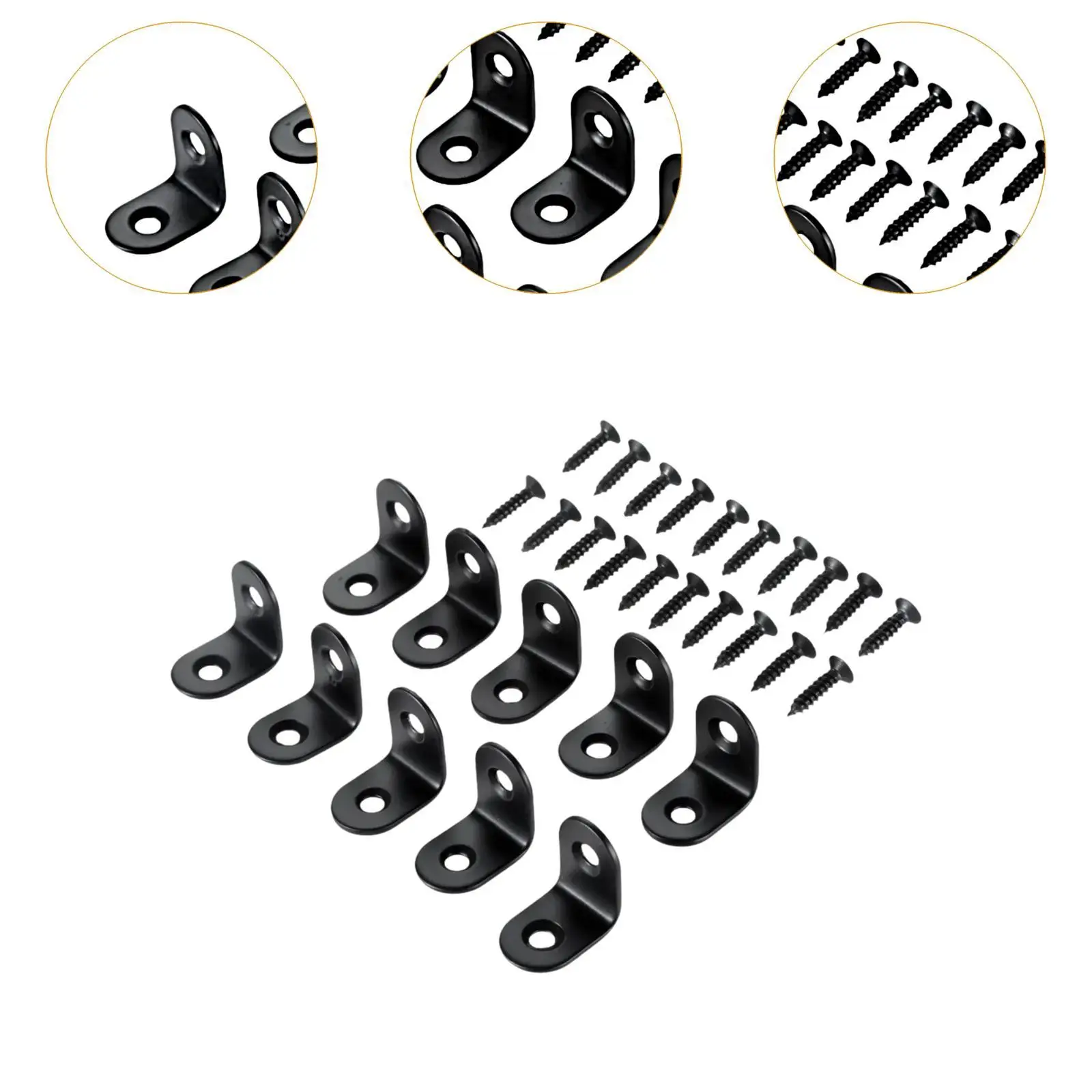 의자 DIY 목공 테이블에 대 한 10Pcs L 브래킷 코너 버팀대 코너 패스너