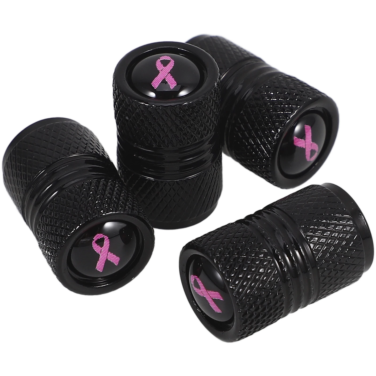 

4pcs Tire Valve Caps Sturdy Aluminum Anti Leak Car Tyre Dust Covers Easy Install For Most Styles Truck Automotive Accessories