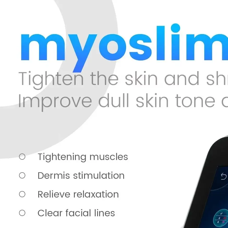Myoslim Portable Facial Beauty Machine Dermis Stimulation Skin Brightening Muscle Tightening Anti-Wrinkle Device