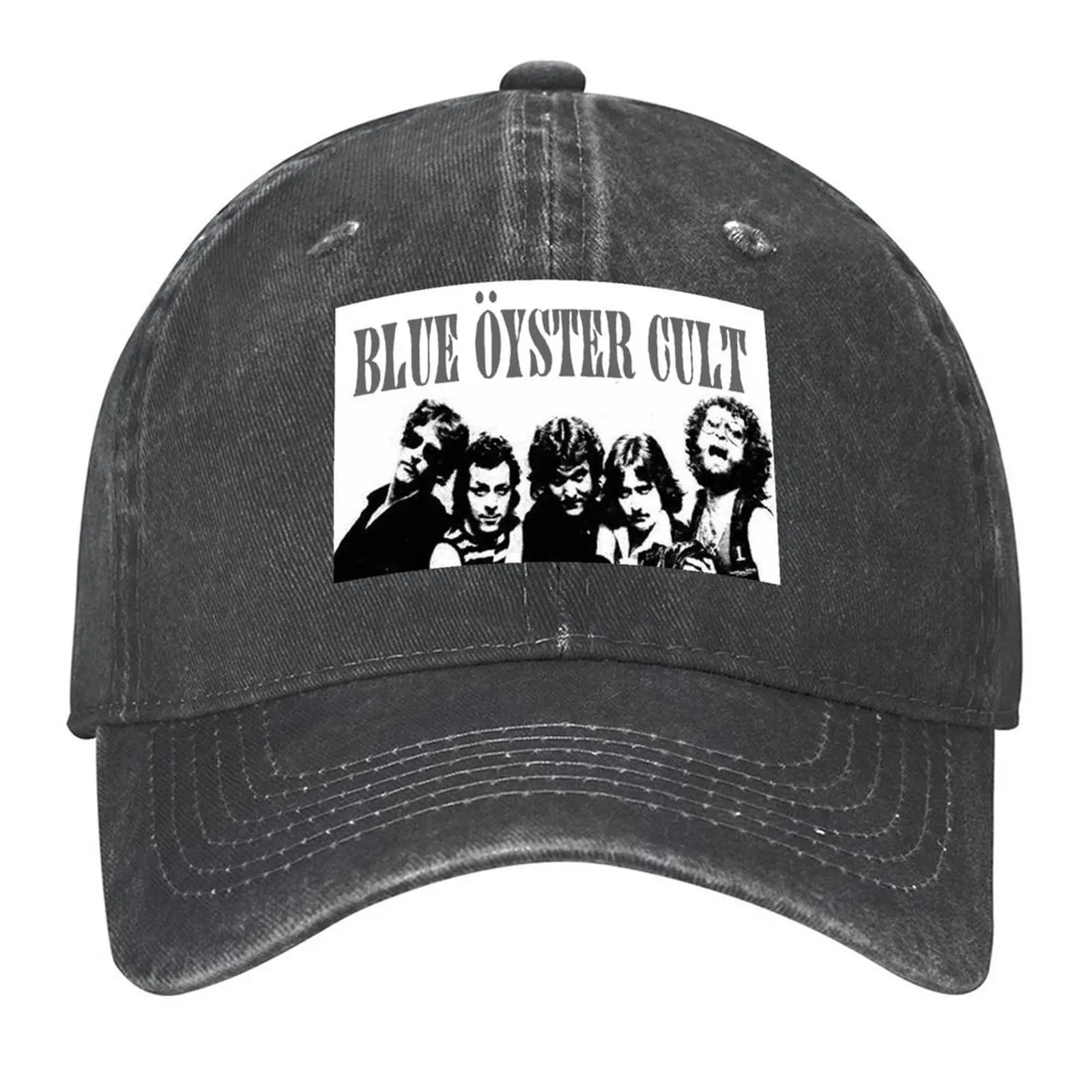 

Blue Oyster Cult Music Band Logo Baseball Cap hiking hat Military Tactical Cap Anime Hat golf hat genuine Caps For Women Men's