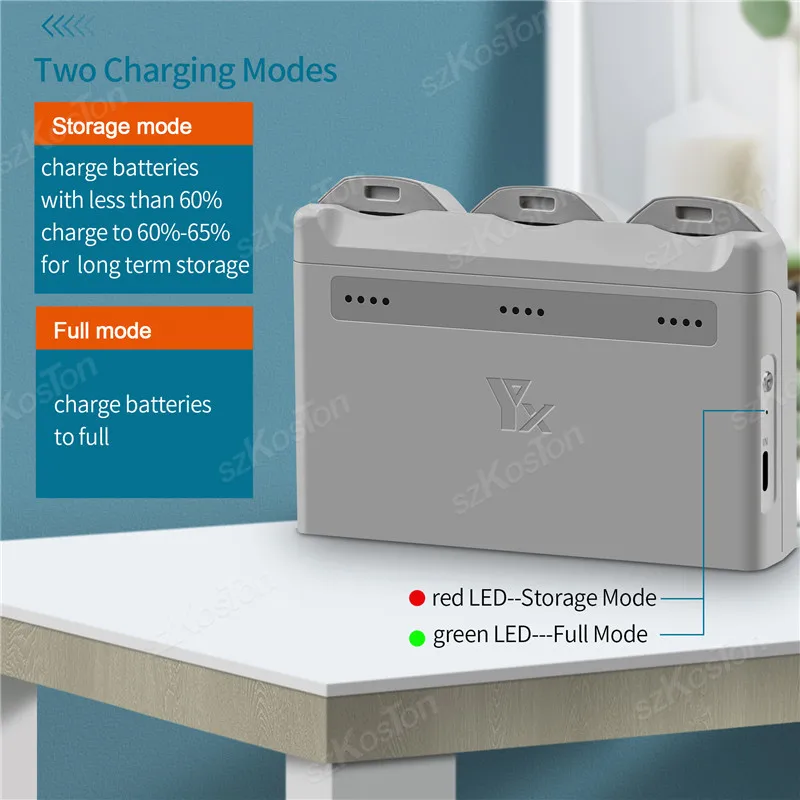 Battery ChargerTwo/Three-Ways USB Charging Hub For DJI NEO Fast Charging Box Portable Battery For DJI NEO Drone Accessories