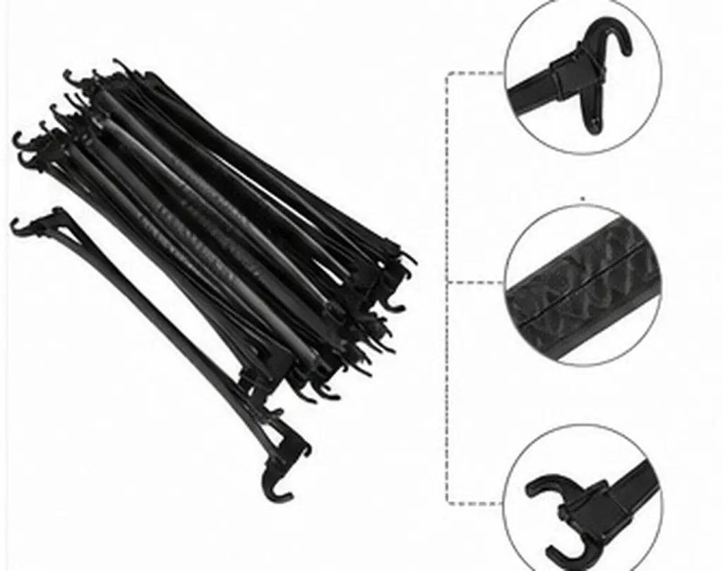 20Pcs Adjustable Plastic Hanger Connector Bar Black Closet Rod Extender Space Optimizing Wardrobe Tube Support for Clothes
