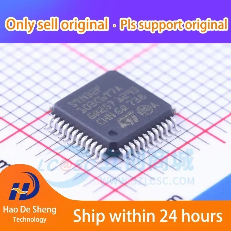 

10 шт./лот STM32F103C6T7A LQFP48 Cortex-M3 72 МГц новый оригинальный в наличии