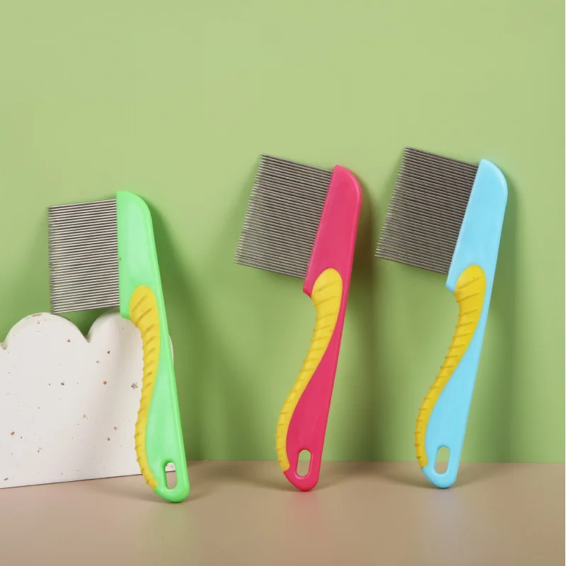 

Pet Comb Grooming Brush Comb Removing Tangles, Loose Hair, Fleas, and Lice Dog Comb Pet Supplies