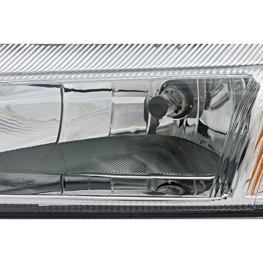 متوافق مع كرايسلر سيروس دودج ستراتوس بليموث بريز 19972000 مجموعة مصابيح المصابيح الأمامية الهالوجين للسائق والركاب Si