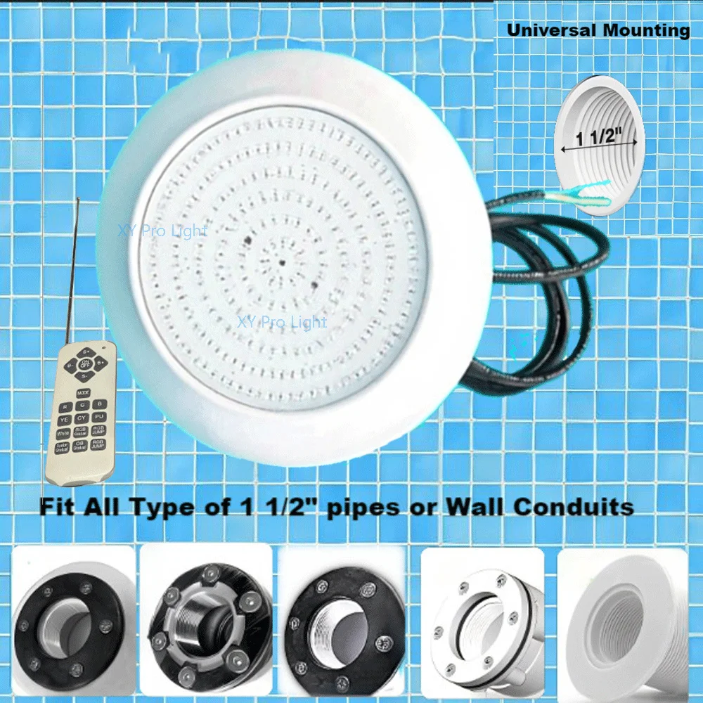

25W RGB LED Swimming Pool Light IP68Waterproof Outdoor 18W Ultrathin Wall-mounted UnderWater Lamp Pond LED Piscina Luz Spotlight