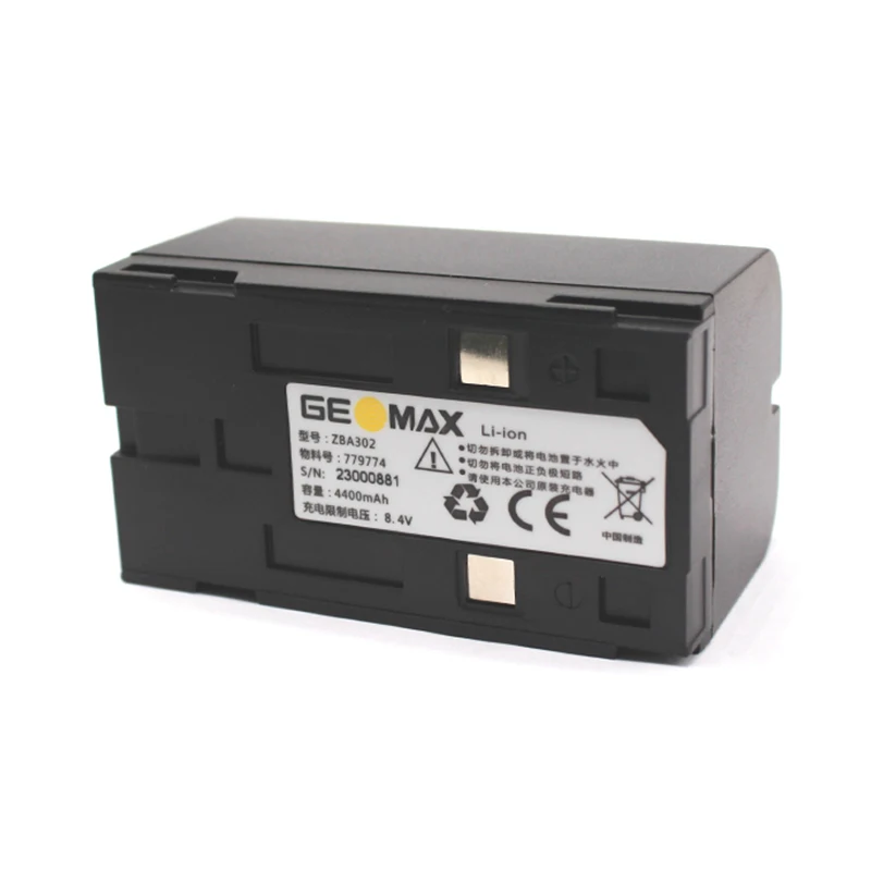 Аккумулятор ZBA301 ZBA302 для Geomax ZT30, 8,4 в, 4400 мАч, литиевая батарея ZBA302 ZBA301