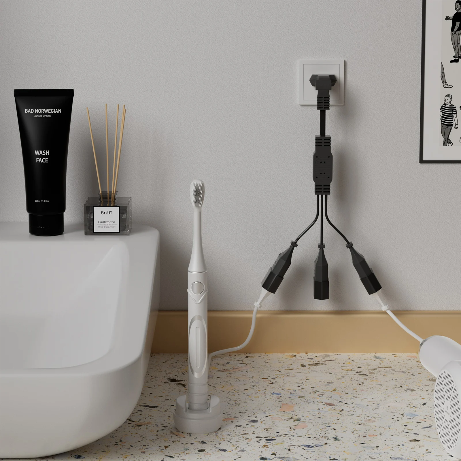 Black/White Eu Flat…