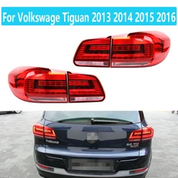 For Volkswagen Tiguan 2013 2014 2015 2016 LED Rear Bumper taillight Brake warning light Taillight assembly auto parts
