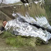 1-20Pcs Of Silver Outdoor Survival And First Aid Blankets Camping Specific First Aid Supplies Insulation And Lifesaving Blankets