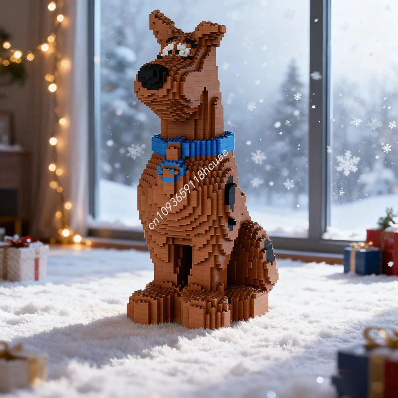 

6499 шт. MOC Совок Скульптурная модель Строительные блоки Строительство Сборка DIY Рождественский подарок Креативные игрушки Образовательный кирпич Дети