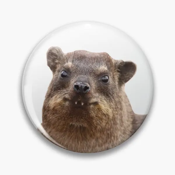 Hyrax  Soft Button Pin Decor Metal Jewelry Gift Lapel Pin Fashion Cute Badge Cartoon Lover Clothes Collar Creative Women Hat