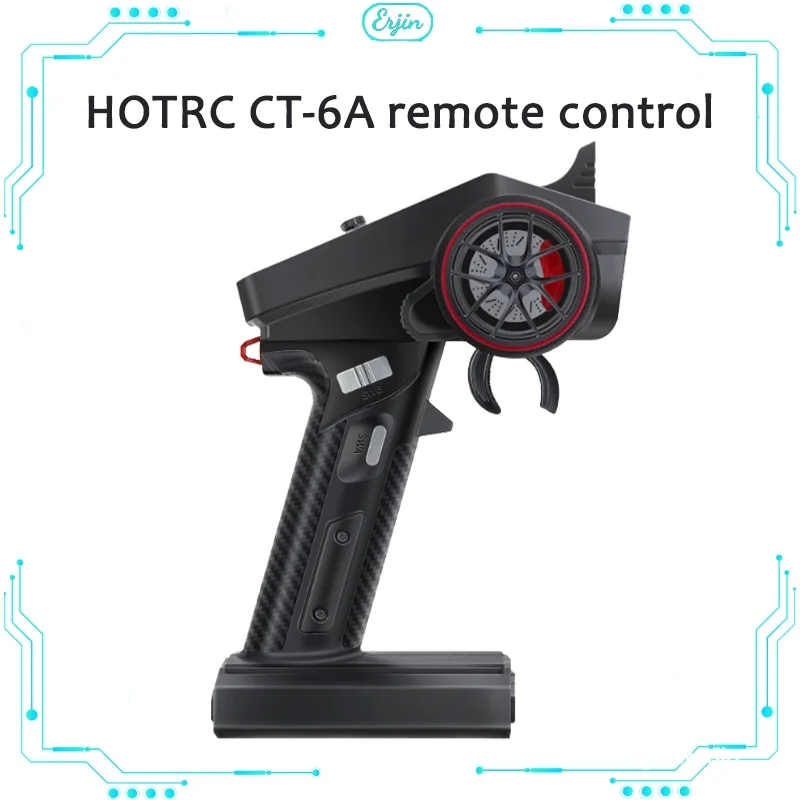 

Hotrc Ct-6a Gun Control 6-channel With Receiver For Nesting And Netting Ship Remote Control Vehicle And Ship Remote Control 2.4g