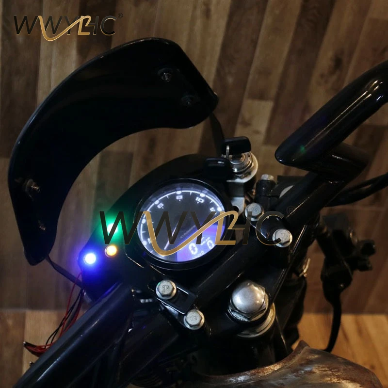 Suitable for Motorcycle Accessories, Instrument Panel, LED Signal Light, Neutral Gear, Turn Signal Light with Bracket